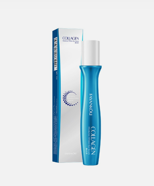 Envase real del sérum de contorno de ojos tal y como se envía