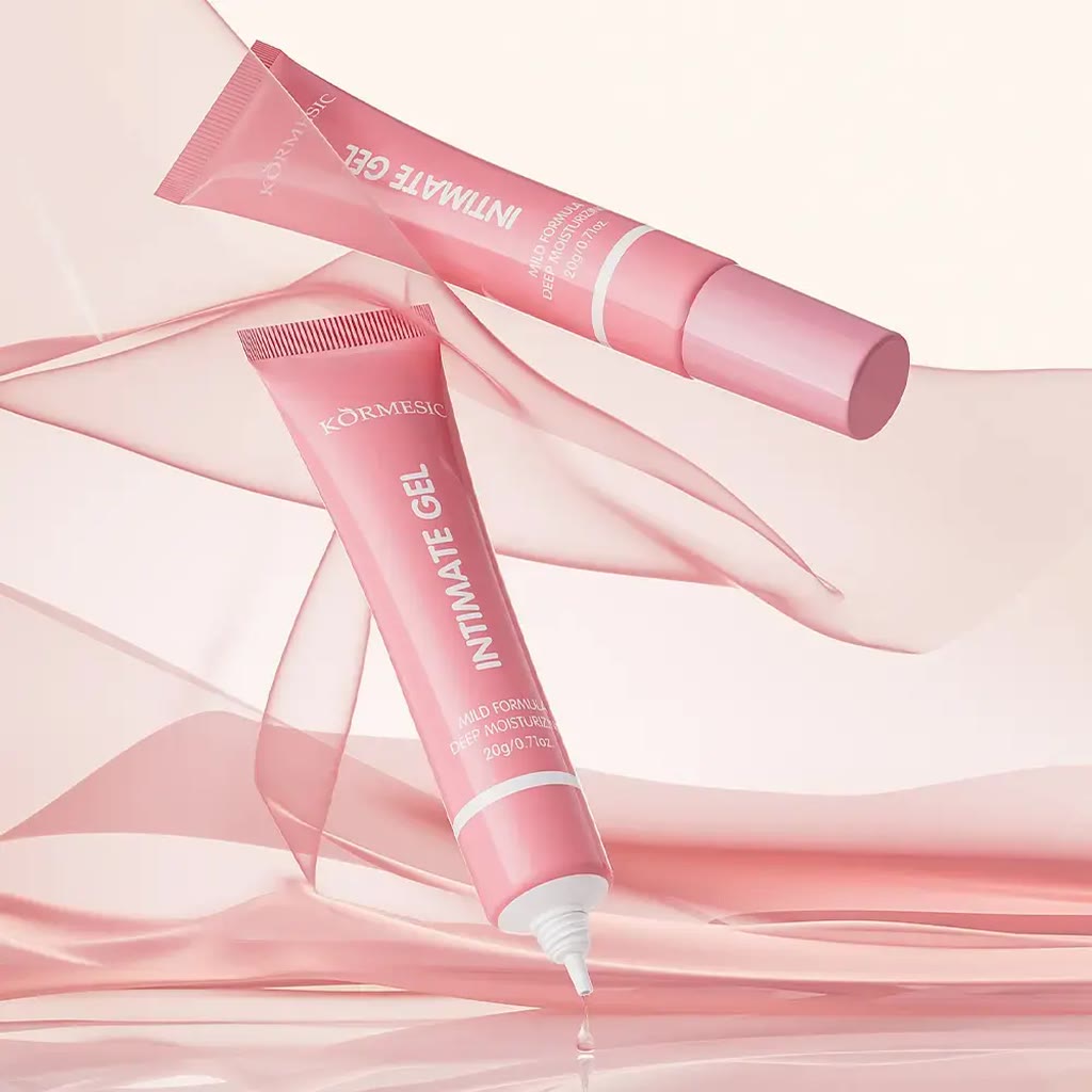 Envase real del gel íntimo femenino tal y como se envía