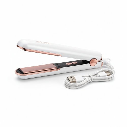 Mini plancha de pelo 2 en 1 recargable PULCRA