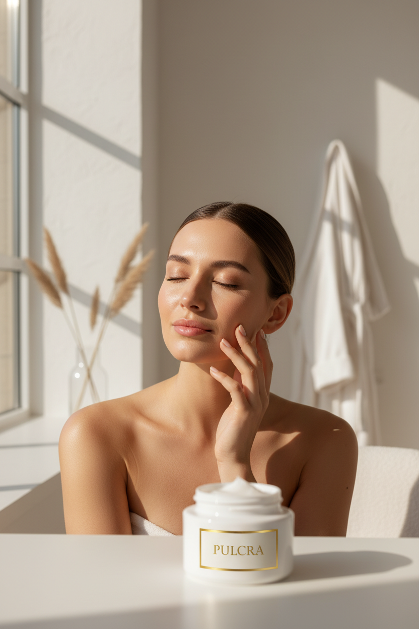 Crema facial hidratante con niacinamida y arroz